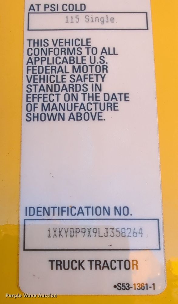 image for item OD9112 2020 Kenworth T680  semi truck