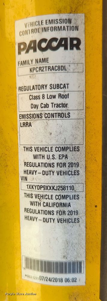 image for item OD9116 2019 Kenworth T680  semi truck