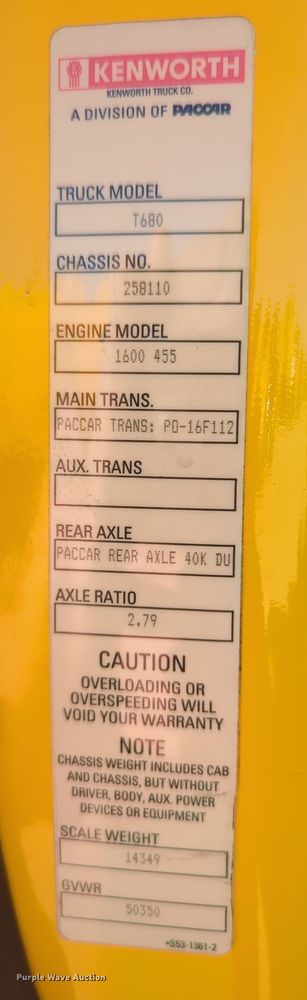 image for item OD9116 2019 Kenworth T680  semi truck
