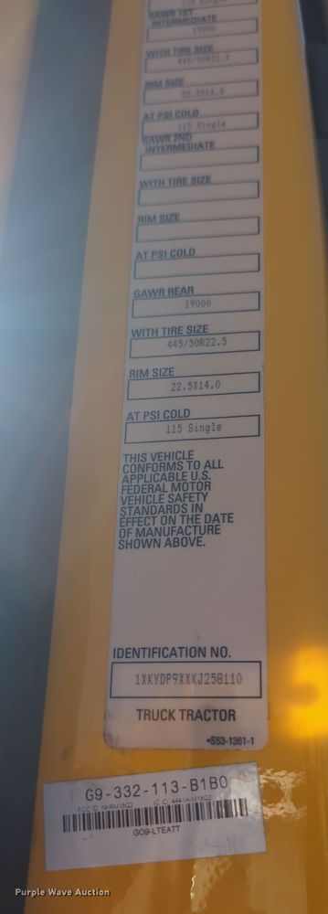 image for item OD9116 2019 Kenworth T680  semi truck