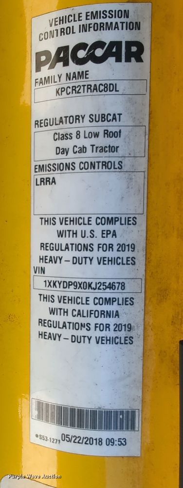 image for item OD9117 2019 Kenworth T680 semi truck