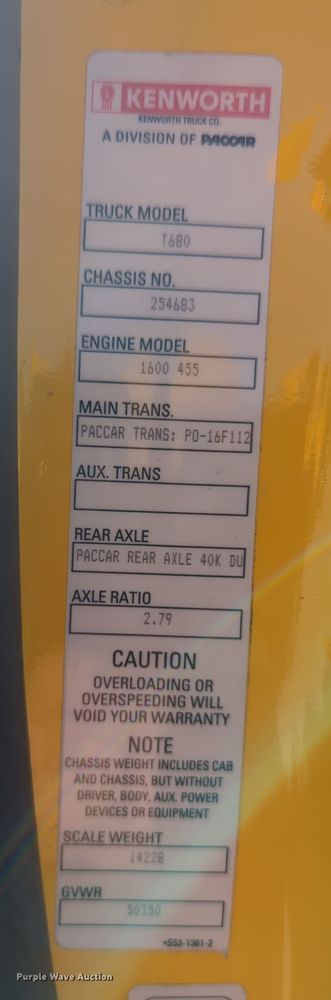 image for item OD9118 2019 Kenworth T680  semi truck