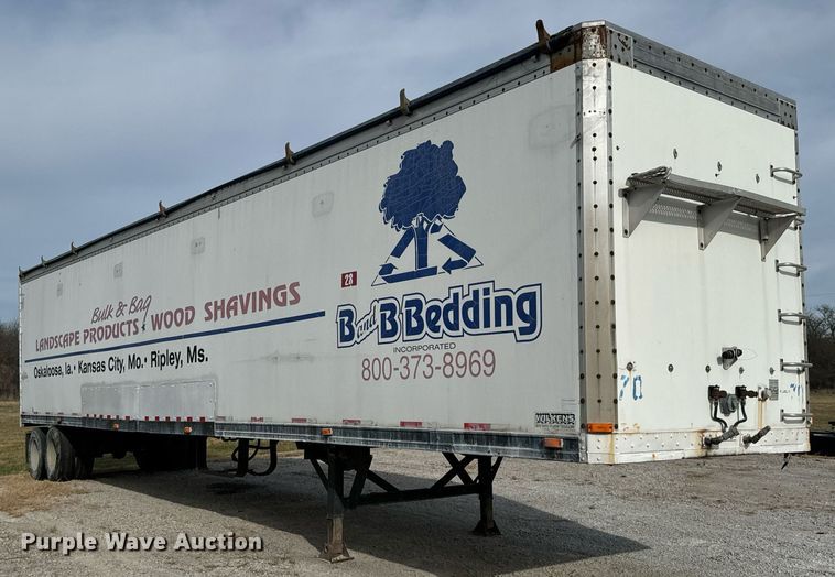 image for item OD9843 1991 Wilkens OK2LA52VC0SD  walking floor trailer