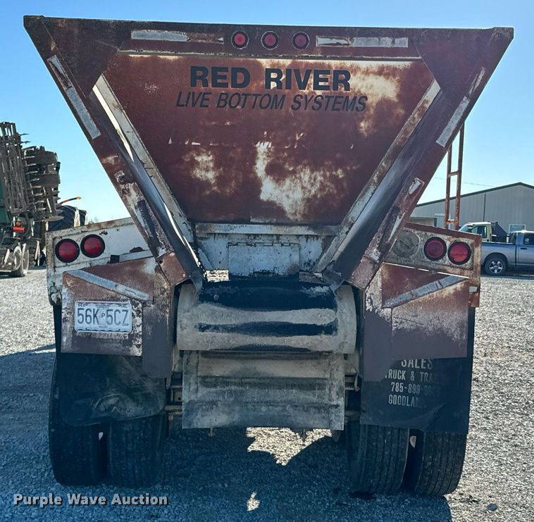 image for item OD9856 1988 Red River Trailers LB237  live bottom trailer