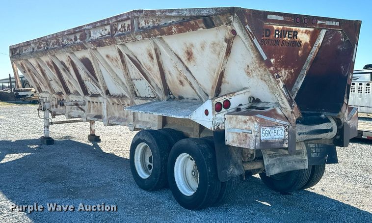 image for item OD9856 1988 Red River Trailers LB237  live bottom trailer