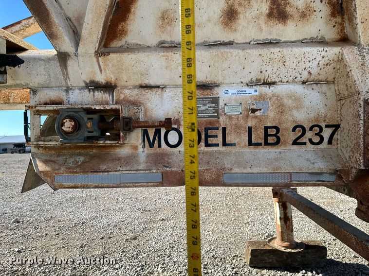 image for item OD9856 1988 Red River Trailers LB237  live bottom trailer