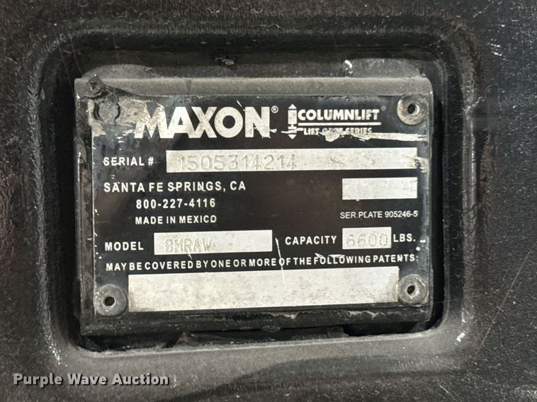 image for item OD9860 Maxon BMRAW  lift gate