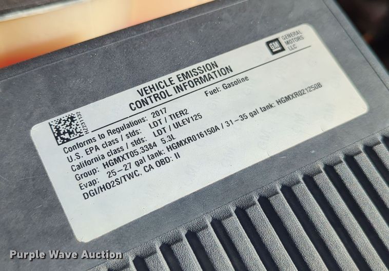 image for item DN3781 2017 Chevrolet Silverado 1500 Double Cab pickup truck