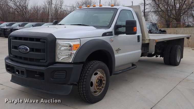 image for item DN3784 2014 Ford F550 Super Duty dump flatbed truck