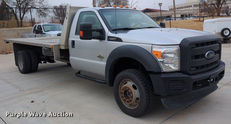 image for item DN3784 2014 Ford F550 Super Duty dump flatbed truck
