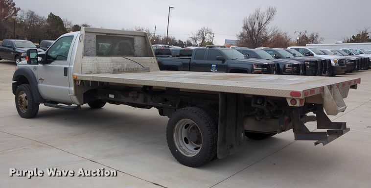 image for item DN3784 2014 Ford F550 Super Duty dump flatbed truck