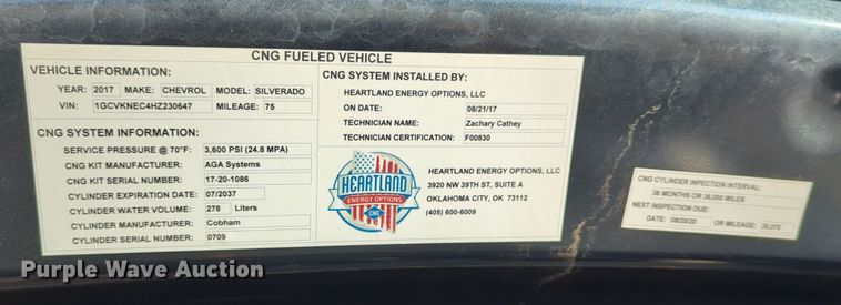 image for item DN3789 2017 Chevrolet Silverado 1500 Double Cab pickup truck