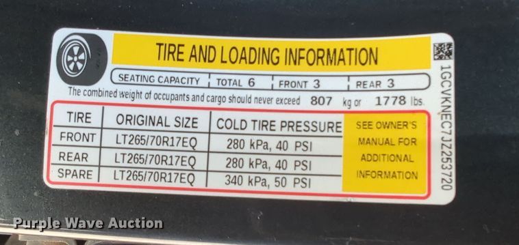 image for item DN3797 2018 Chevrolet Silverado 1500 Double Cab pickup truck