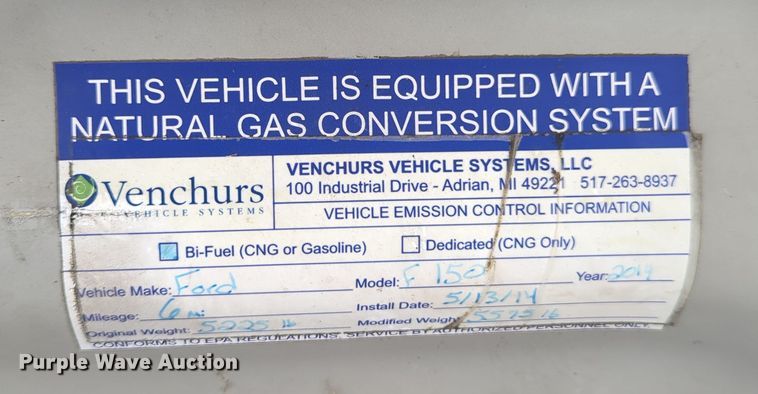 image for item DN3802 2014 Ford F150 XL SuperCab pickup truck