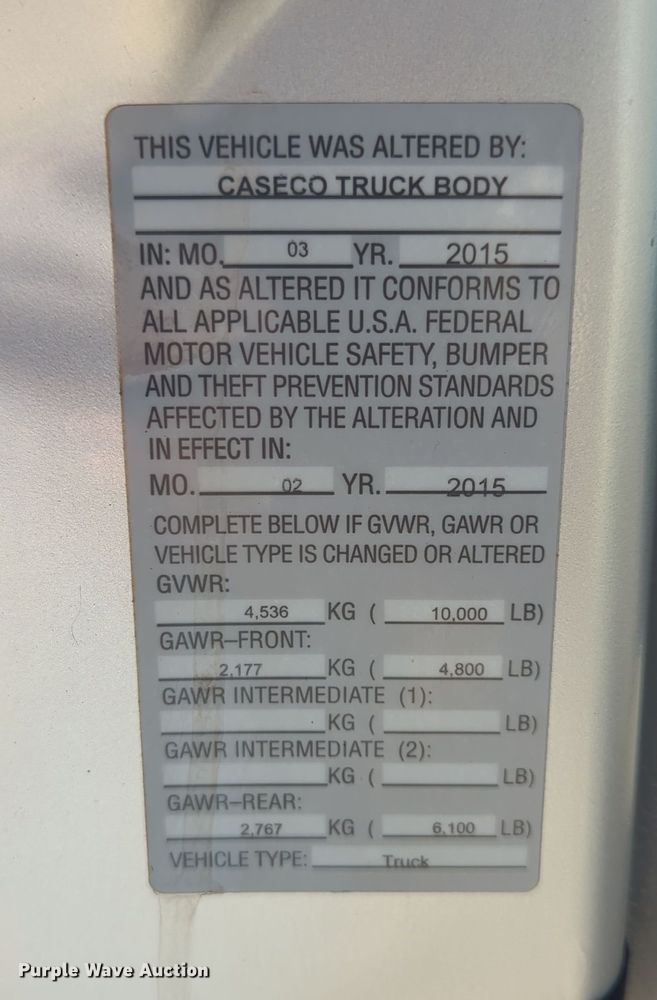 image for item DN3804 2015 Ford F250 Super Duty XL SuperCab pickup truck