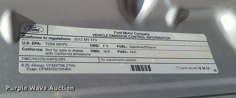 image for item DN3805 2012 Ford F250 Super Duty XL pickup truck