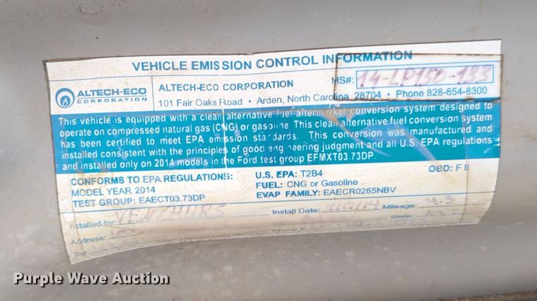 image for item DN3806 2014 Ford F150 XL SuperCab pickup truck