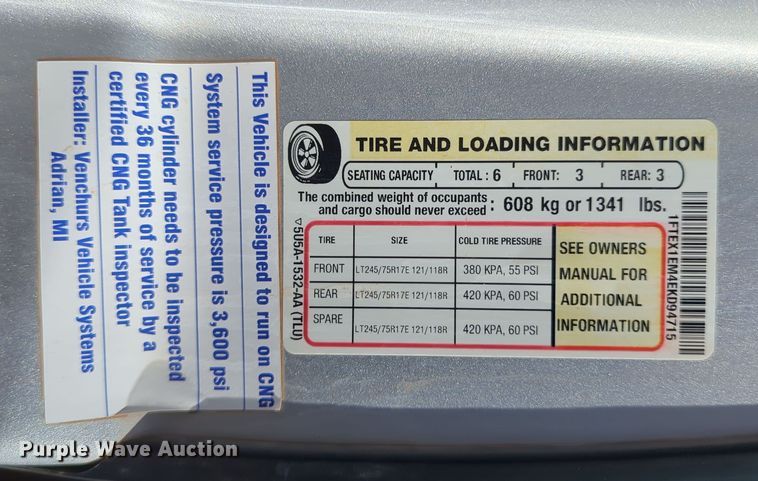 image for item DN3806 2014 Ford F150 XL SuperCab pickup truck