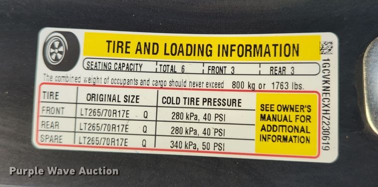 image for item DN3807 2017 Chevrolet Silverado 1500 Double Cab pickup truck