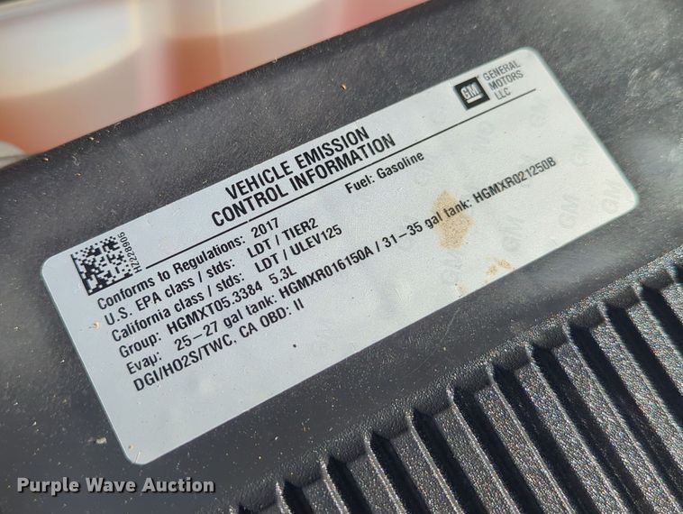 image for item DN3809 2017 Chevrolet Silverado 1500 Double Cab pickup truck