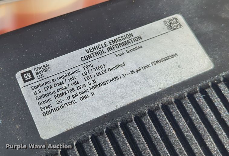 image for item DN3810 2015 Chevrolet Silverado 1500 Double Cab pickup truck