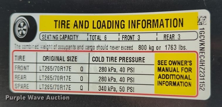 image for item DN3811 2017 Chevrolet Silverado 1500 Double Cab pickup truck