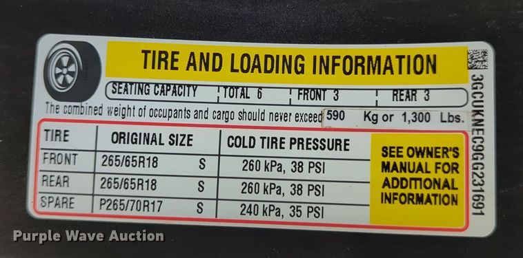 image for item DN3812 2016 Chevrolet Silverado 1500 Crew Cab pickup truck