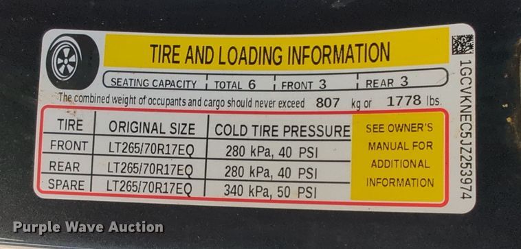 image for item DN3813 2018 Chevrolet Silverado 1500 Double Cab pickup truck