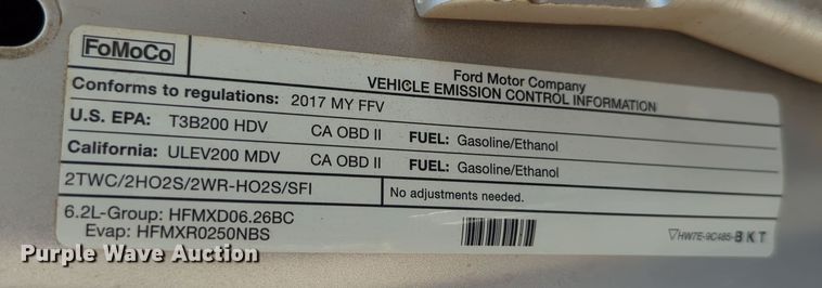 image for item DN3818 2017 Ford F250 Super Duty XL pickup truck