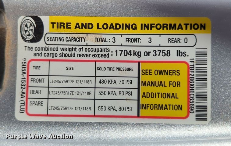 image for item DN3818 2017 Ford F250 Super Duty XL pickup truck