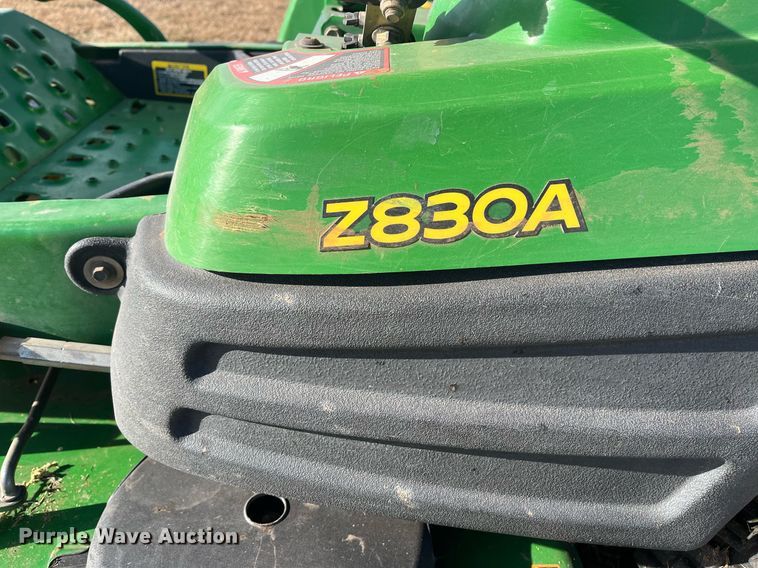 image for item EI0557 John Deere Z830A ZTR lawn mower
