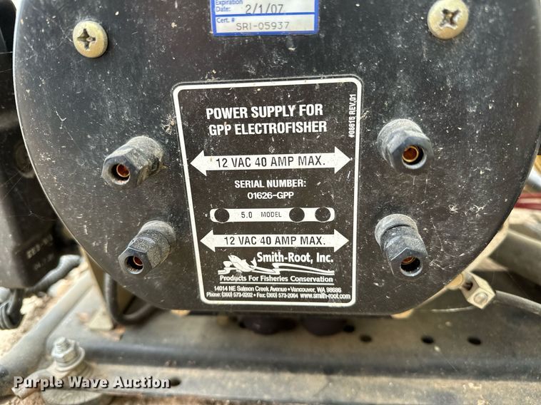 image for item LK9716 (2) Smith-Root electro fishers