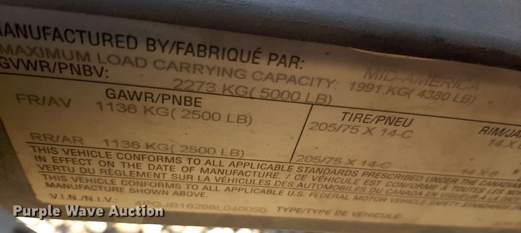 image for item LY9006 1986 Duracraft 1660  boat