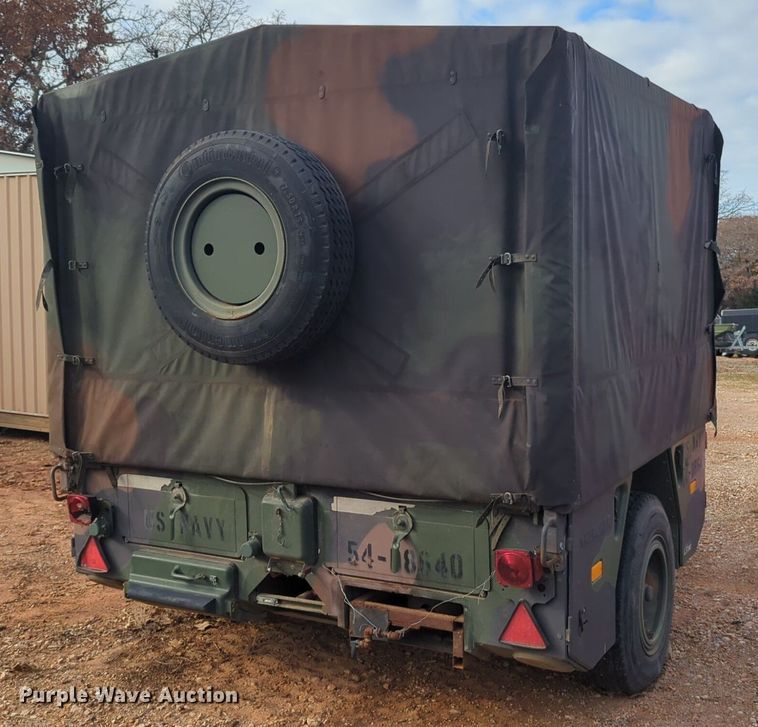 image for item OD9139 U.S. Department of the Navy TFK 250  field kitchen trailer