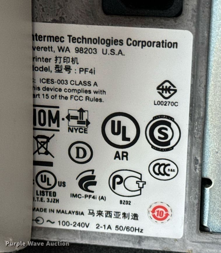 image for item OD9924 Intermec  label printer