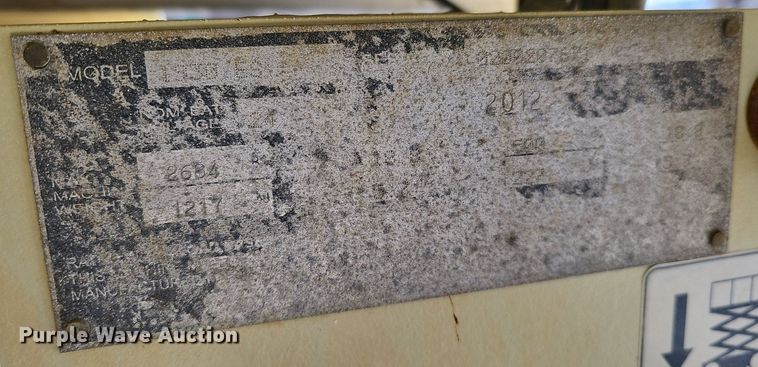 image for item DK0499 2012 JLG 1930ES  scissor lift