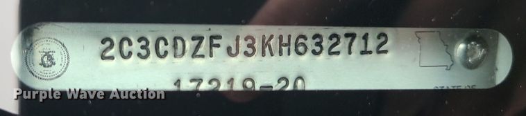 image for item DN8300 2019 Dodge Challenger Scat Pack