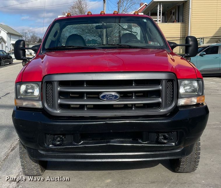 image for item DP0279 2004 Ford F450 Super Duty XL  flatbed truck