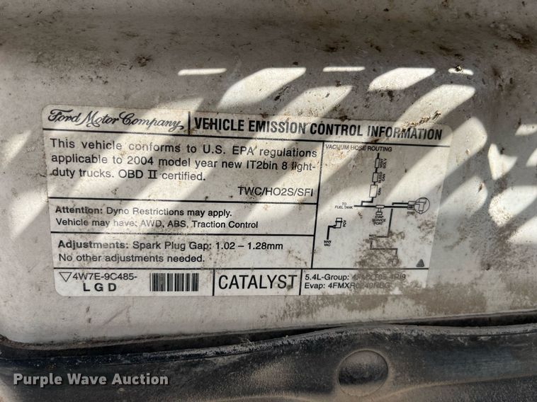 image for item DP2184 2004 Ford F150  SuperCrew pickup truck