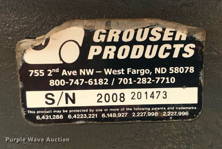 image for item DP8810 2008 New Holland 1300  skid steer dozer blade