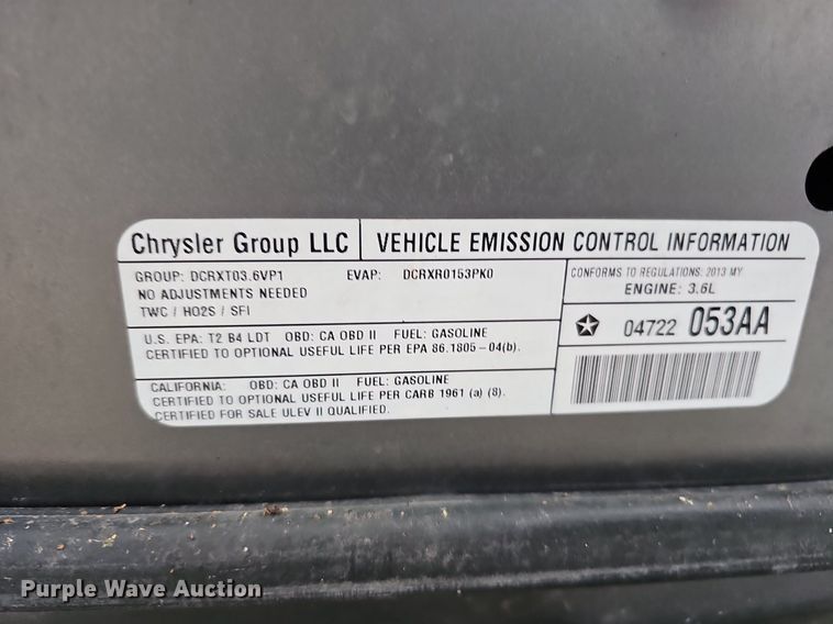 image for item IO9784 2013 Dodge Journey SXT  SUV