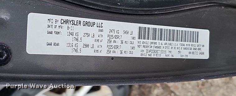 image for item IO9784 2013 Dodge Journey SXT  SUV