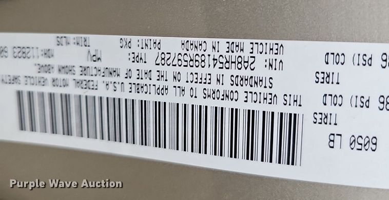 image for item IO9788 2009 Chrysler Town & Country Touring  van