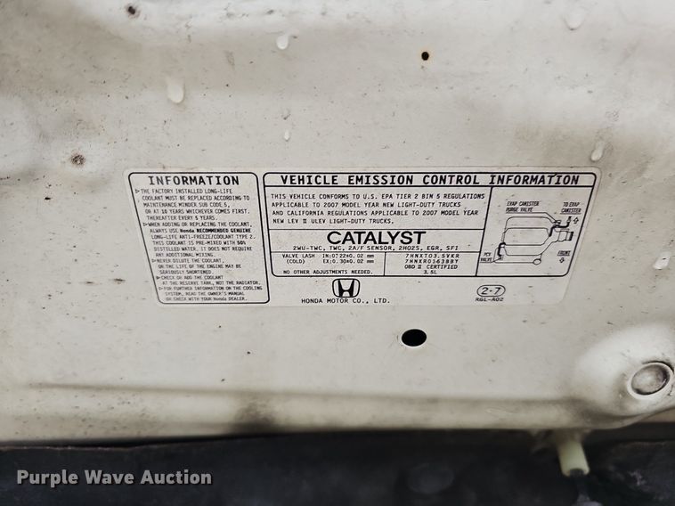 image for item IO9789 2007 Honda Odyssey  van