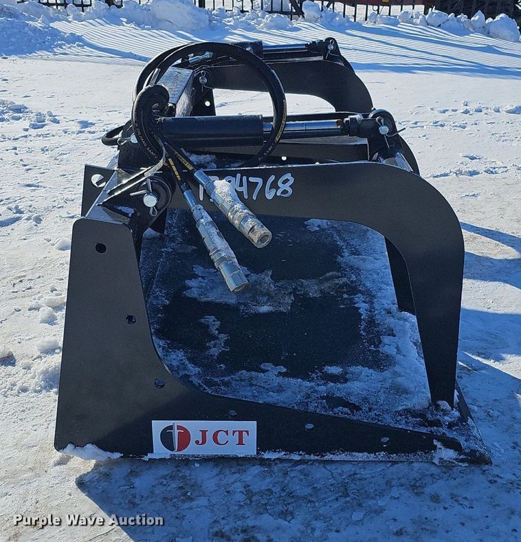 image for item IO9804 JCT  72" W skid steer grapple bucket