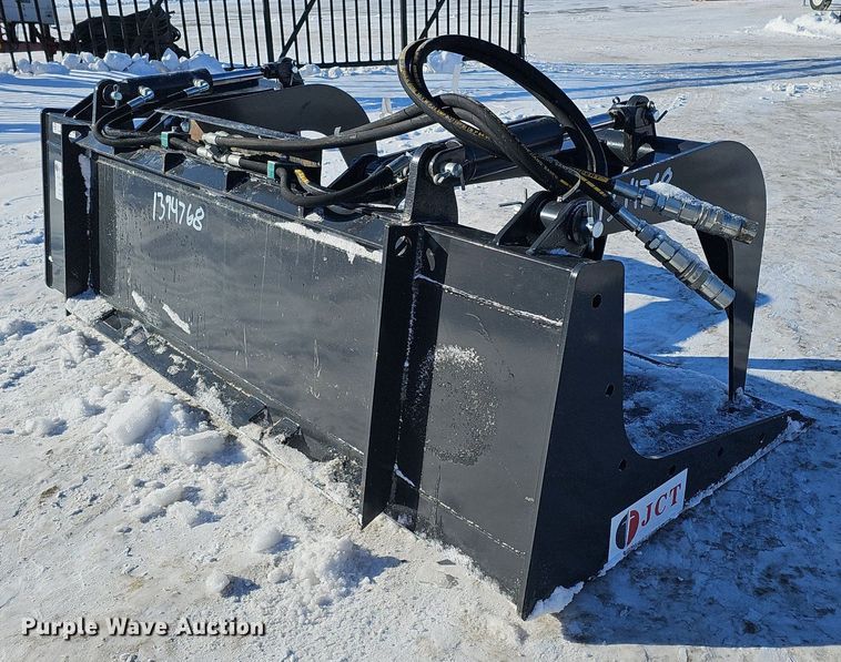 image for item IO9804 JCT  72" W skid steer grapple bucket