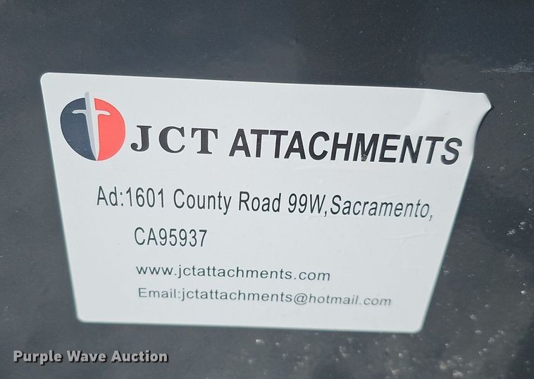 image for item IO9804 JCT  72" W skid steer grapple bucket