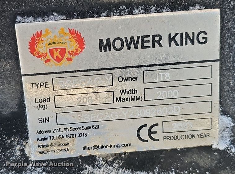 image for item IO9808 2023 Wolverine SSECAG-Y  skid steer auger