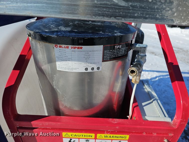 image for item IO9812 2023 Blue Viper YS4000  hot pressure washer