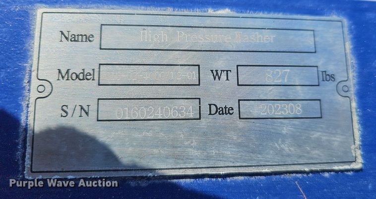 image for item IO9812 2023 Blue Viper YS4000  hot pressure washer